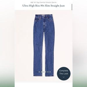 Ultra high rise slim straight. Worn once